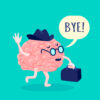 Brain In Hat Illustration